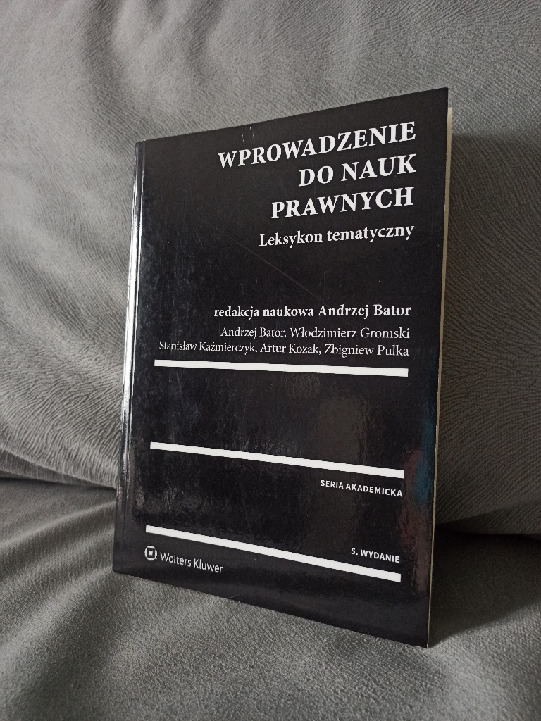 Andrzej Bator Wprowadzenie Do Nauk Prawnych