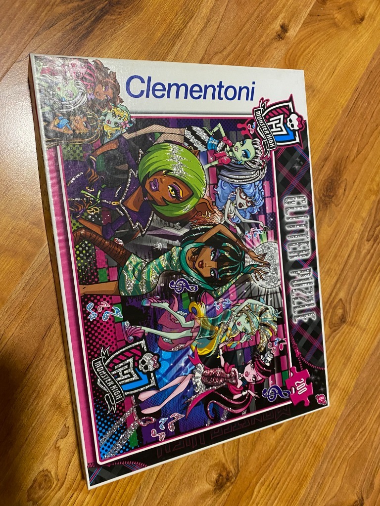 Clementoni Puzzle Glitter Monster High Kraków Kup teraz na Allegro
