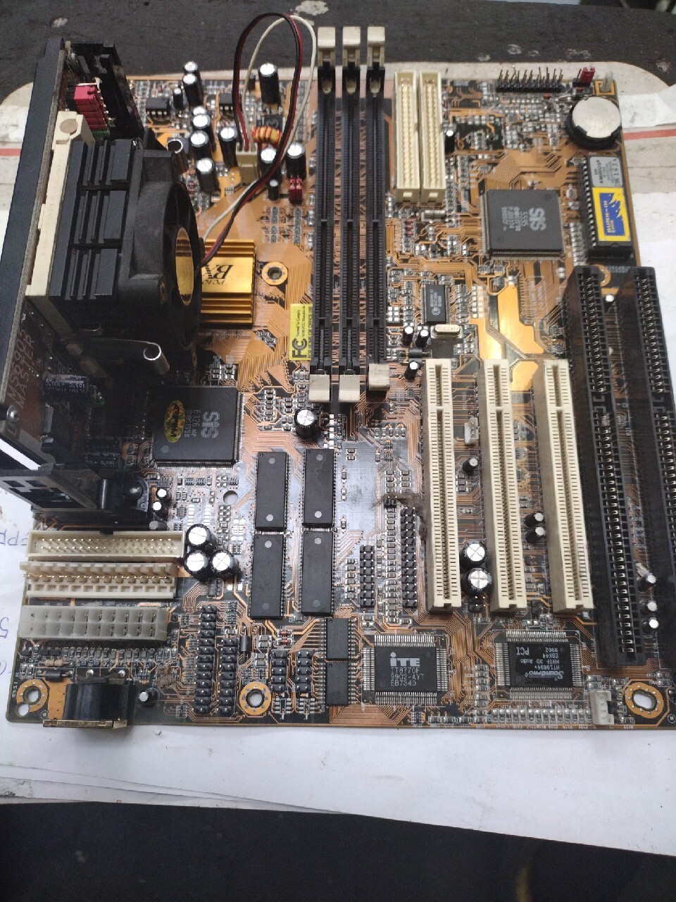 Płyta SIS pc100 bx pro + Pentium 3 PGA 370 sprawna MichałówReginów