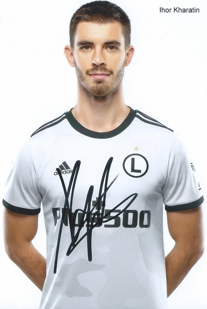 Ihor KHARATIN oryginalny autograf LEGIA Warszawa Kup teraz na