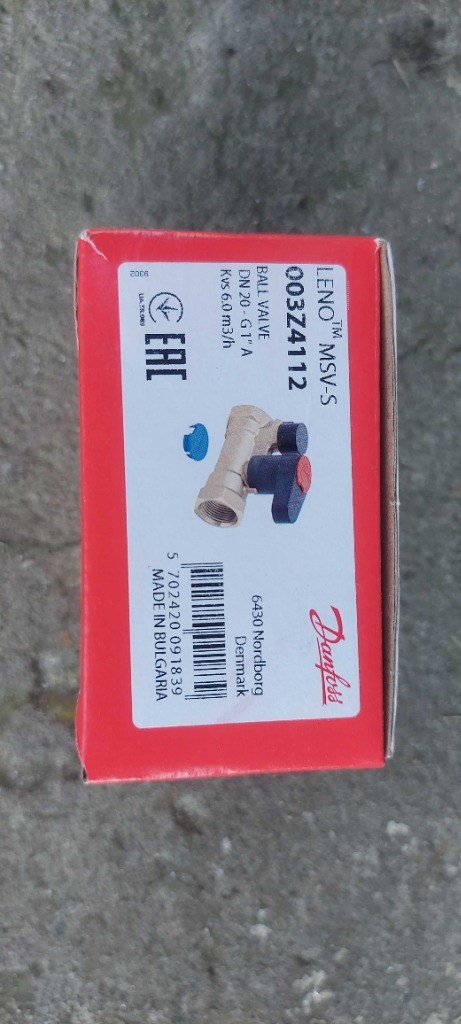 Zawor Danfoss LENO MSV-S, DN20 | Gorzyce | Kup teraz na Allegro Lokalnie