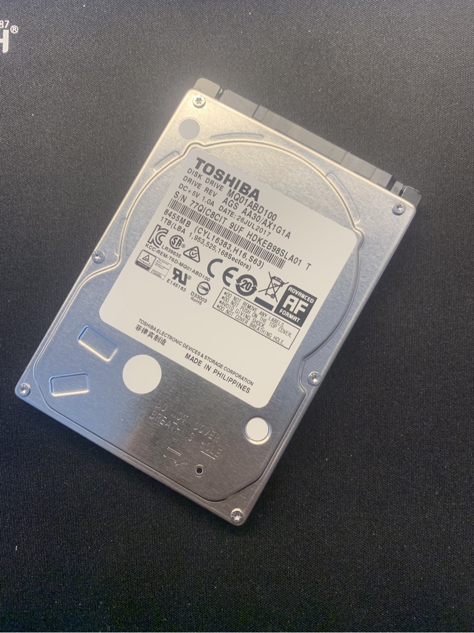 Dysk HDD Toshiba MQ01ABD100 - 1TB - Jak nowy! | Gdańsk | Kup teraz na ...