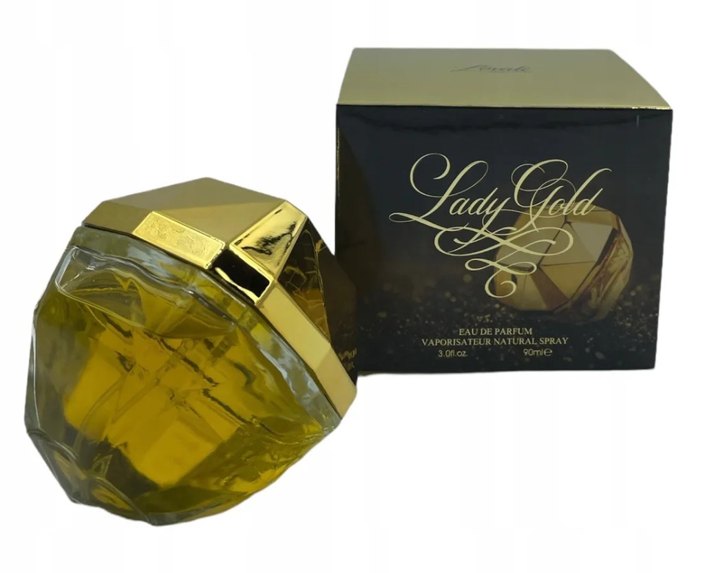 LADY GOLD EAU DE PARFUM 90ML Skomielna Biała Licytacja na Allegro