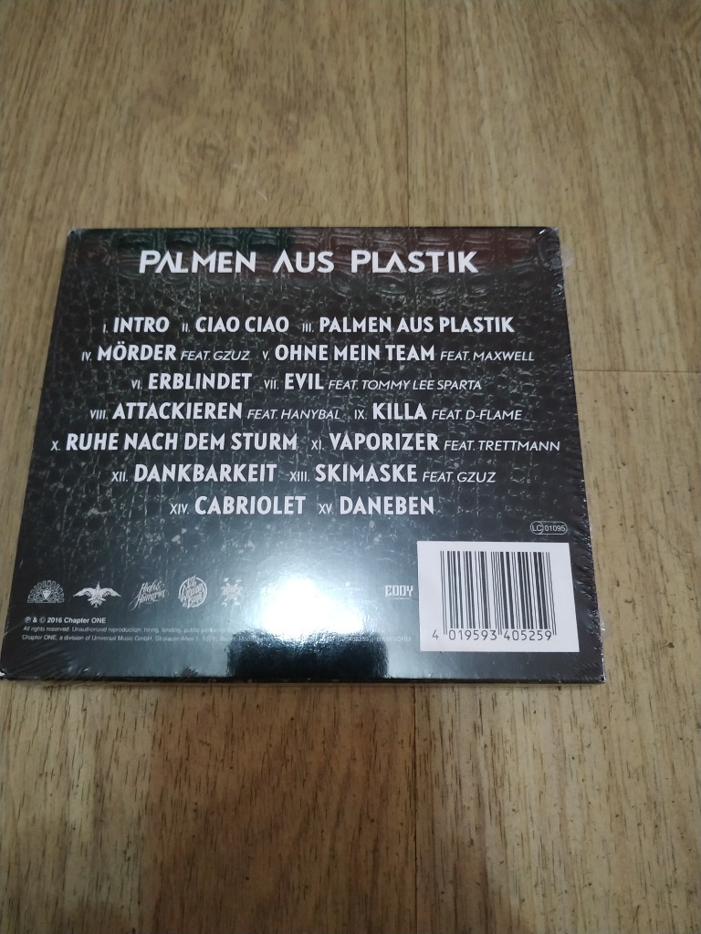 Bonez Mc Raf Camora Palmen Aus Plastik Tekst