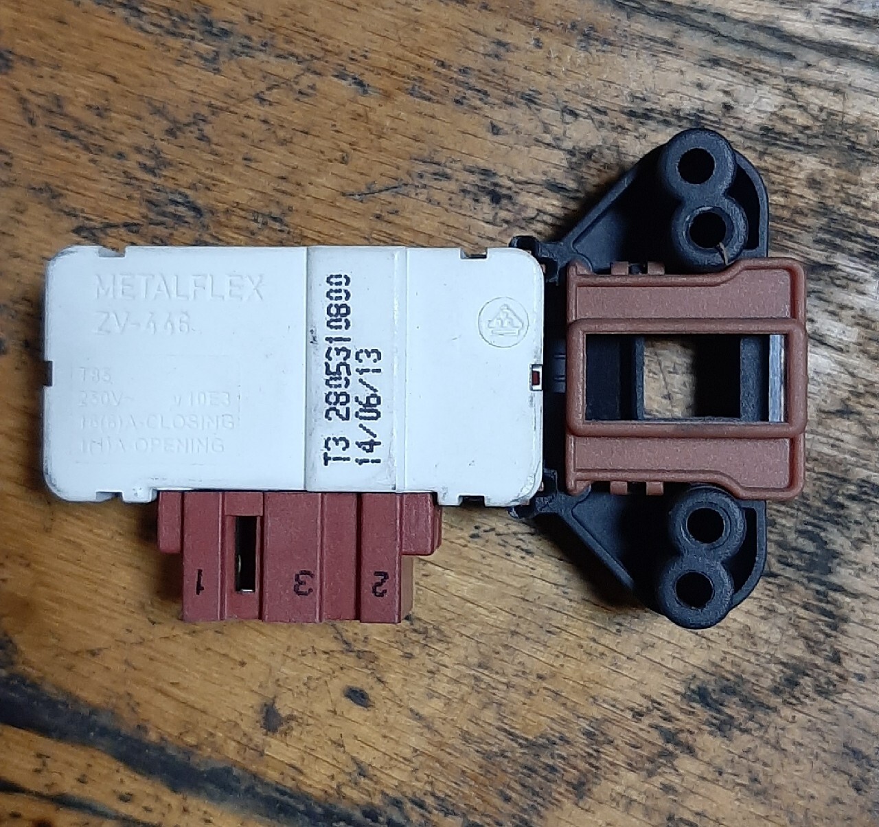 Serratura Elettrica Originale BEKO Per Lavatrici (Modello ZV-446 T3) - Ricambio Ufficiale Con Codice 2805310800/1700/1600 - Foto 8