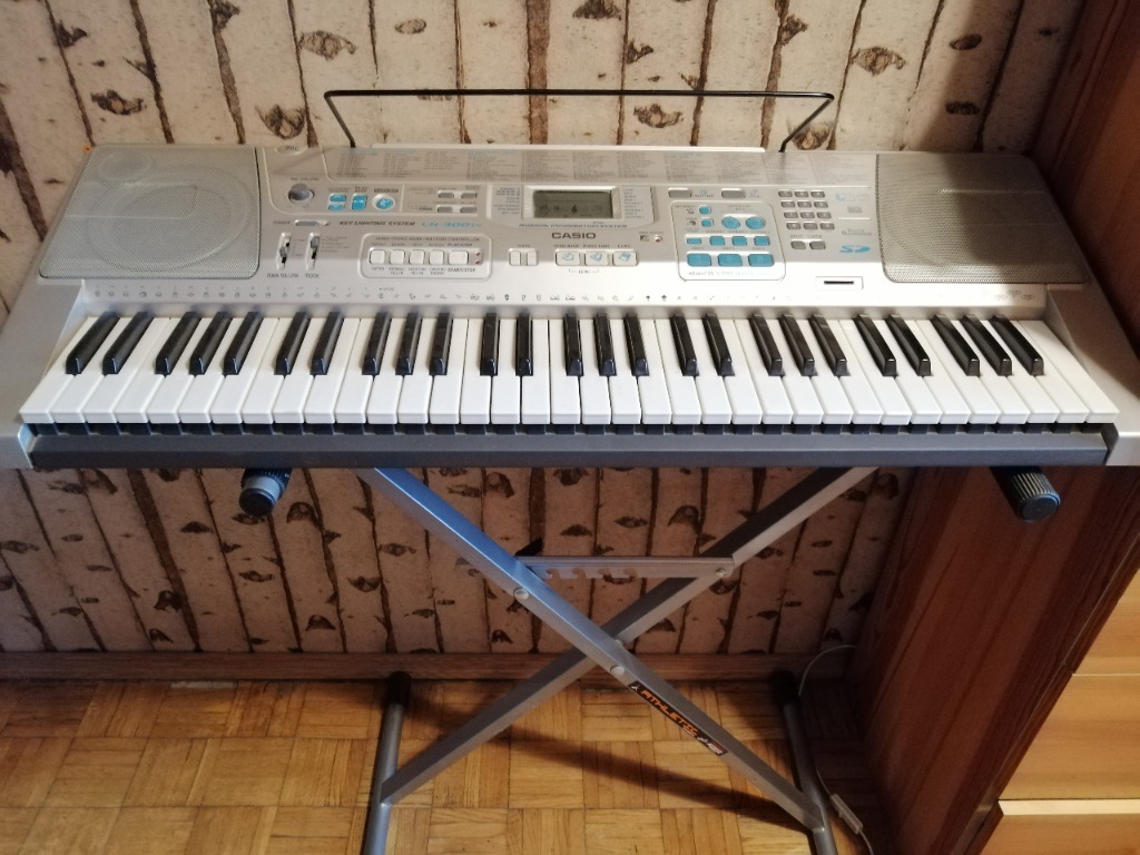 Keyboard Casio LK300tv LIGHTING SYSTEM Poznan Kup teraz na Allegro
