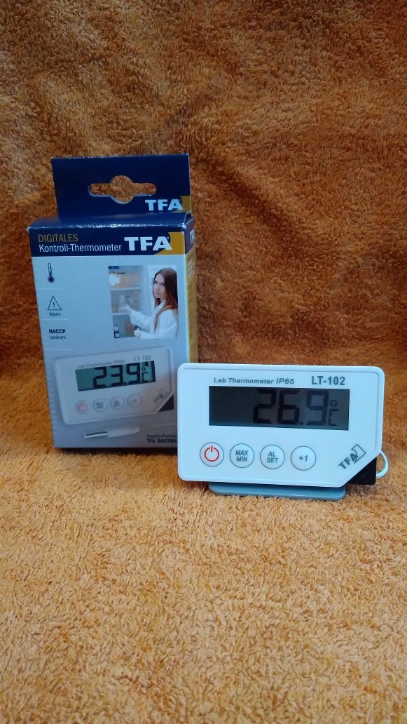 TFA Dostmann 31.1049.02.K Kühl-/Gefrierschrank-Thermometer kalibriert