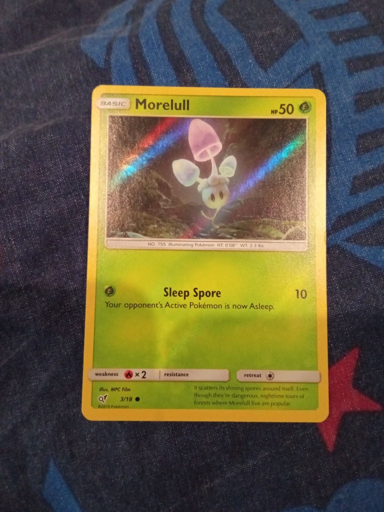 Karta Pokemon TCG Morelull HOLO (3/18) Krynica Zdrój Kup teraz na