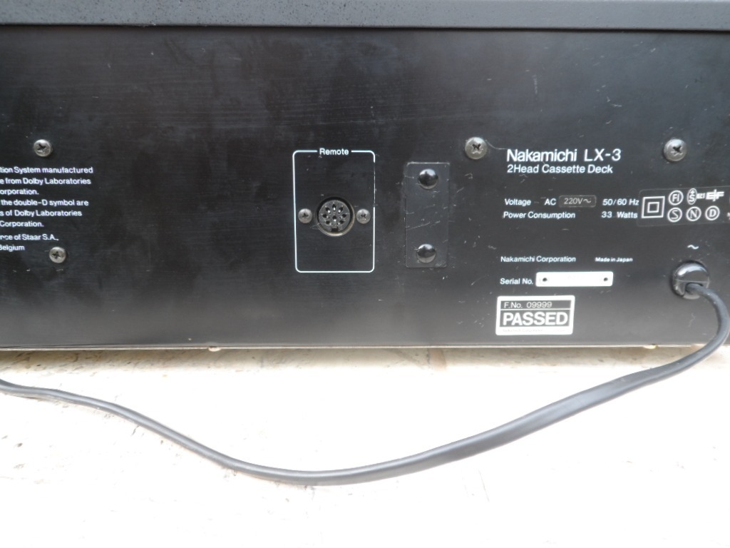 Zdjęcie oferty: Magnetofon kasetowy NAKAMICHI LX-3