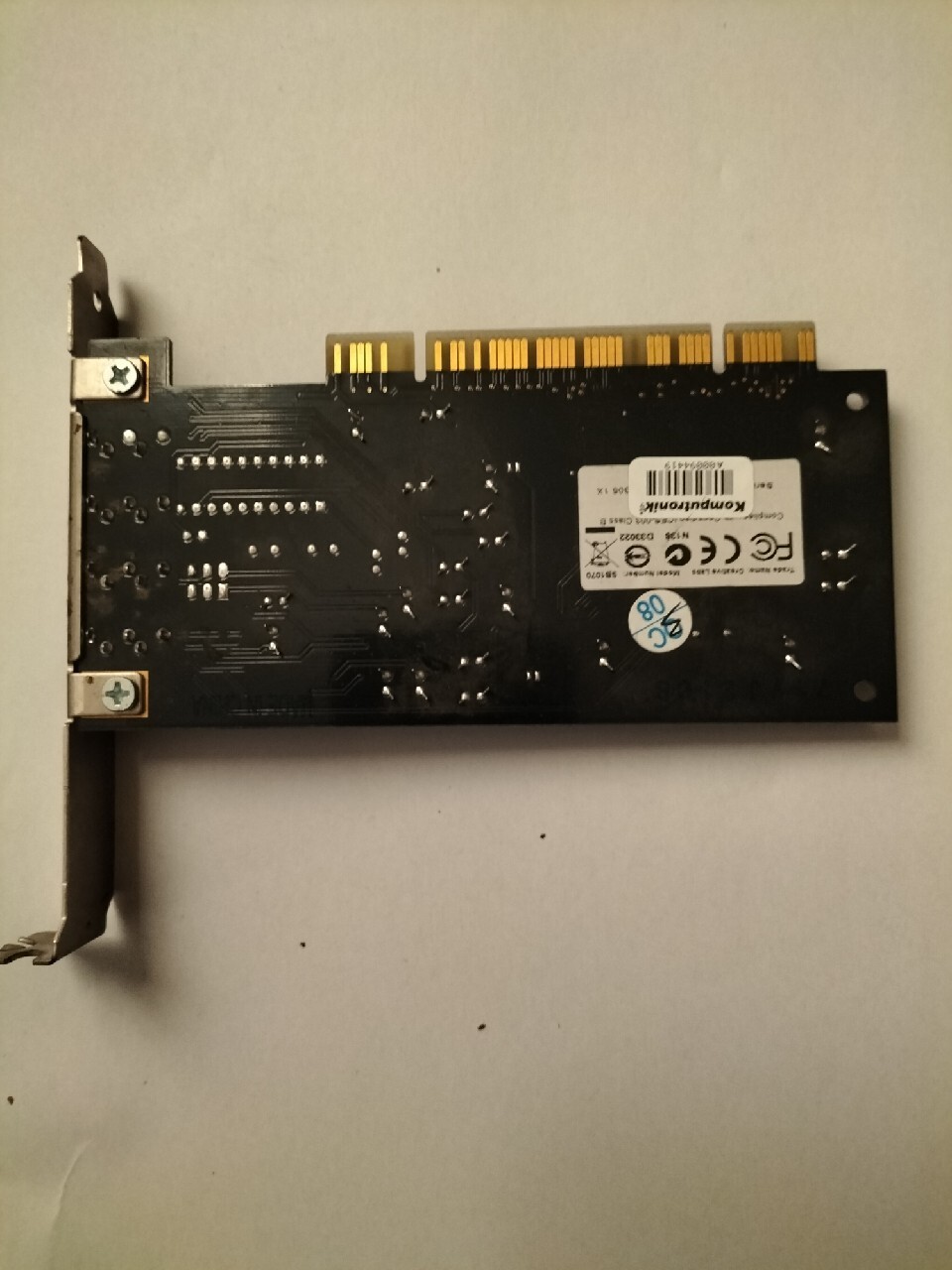 Karta dźwiękowa wewnętrzna Creative Labs SB1070 | Łódź | Licytacja na ...