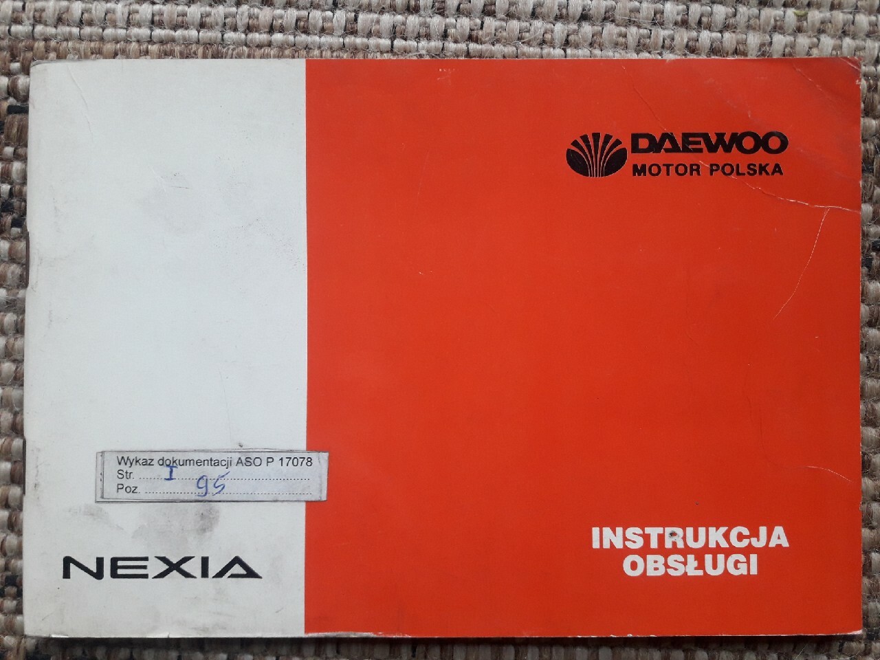 Daewoo FSO Nexia instrukcja obsługi | Graby | Kup teraz na Allegro Lokalnie