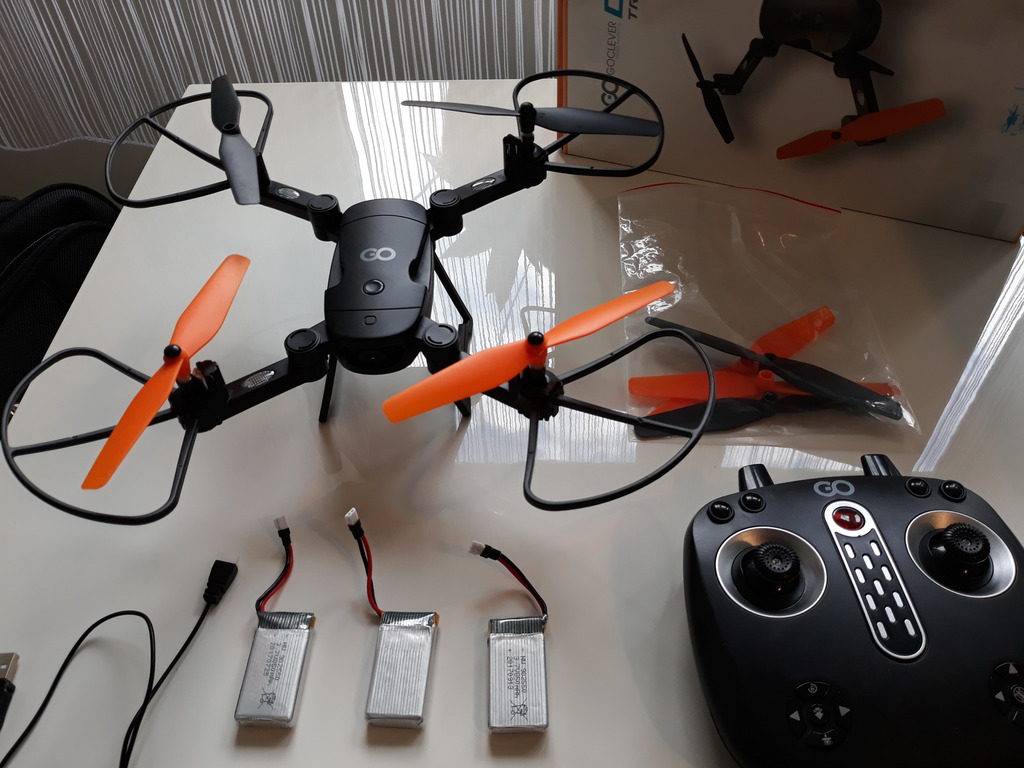 Dron goclever sale transformer fpv