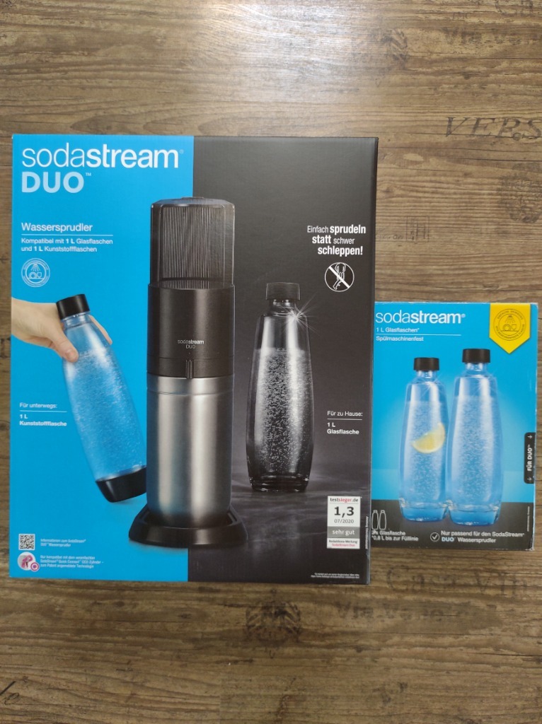 Sodastream Duo saturator nabój CO2+4 butelki Żary Kup teraz na Allegro Lokalnie