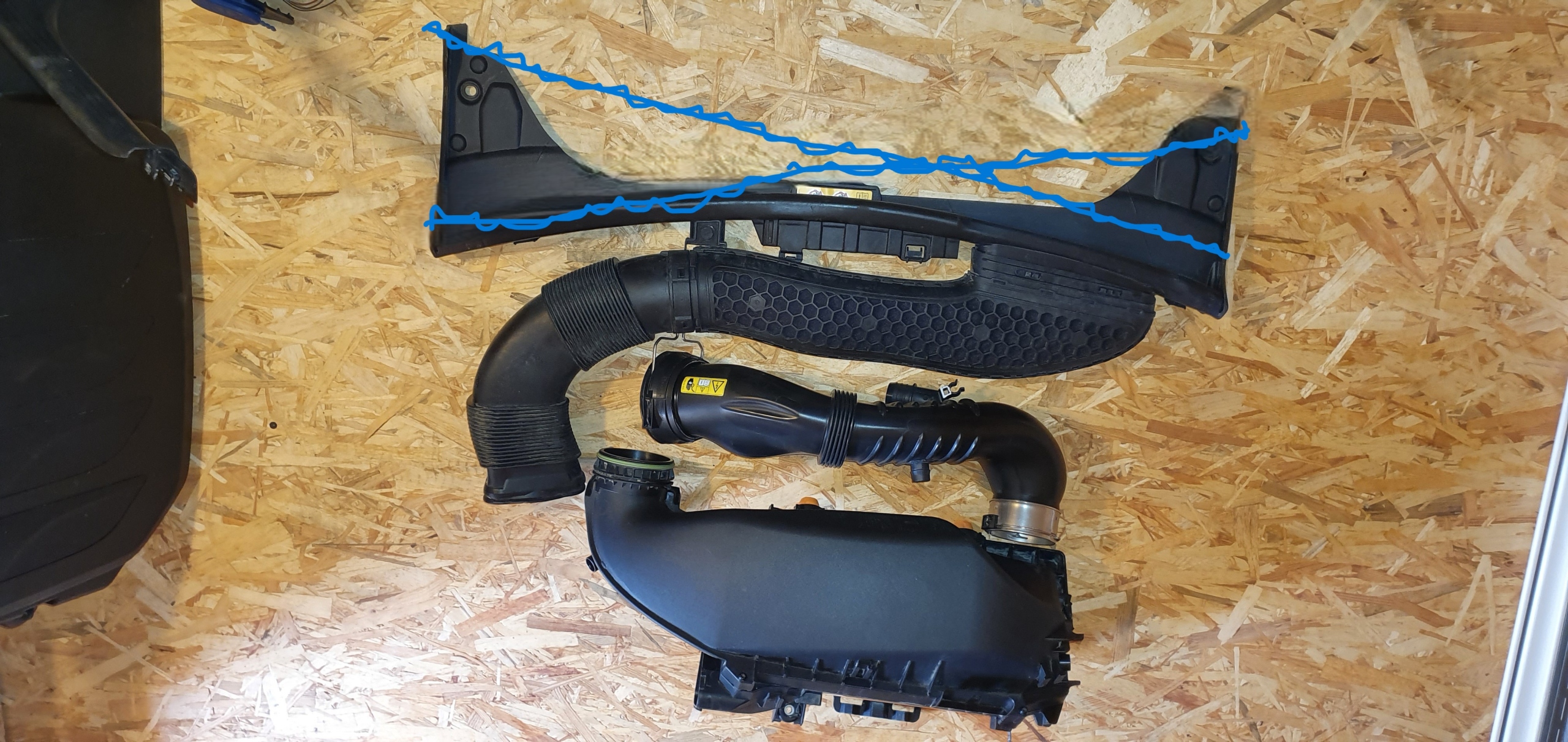 ПРОВІД ЗАБІРНИКА ПОВІТРЯ MERCEDES КЛАСС C W205 A 2640900400 