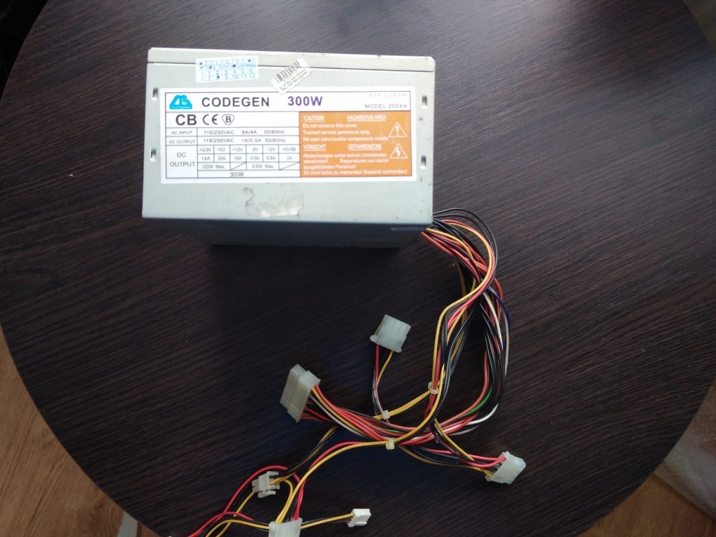 Zasilacz komputerowy Codegen. 200XA/ 300W | Dębica | Kup teraz na ...