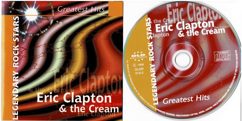 Eric Clapton & the Cream, Greatest Hits, CD Żółtańce Kolonia Kup teraz na Allegro Lokalnie