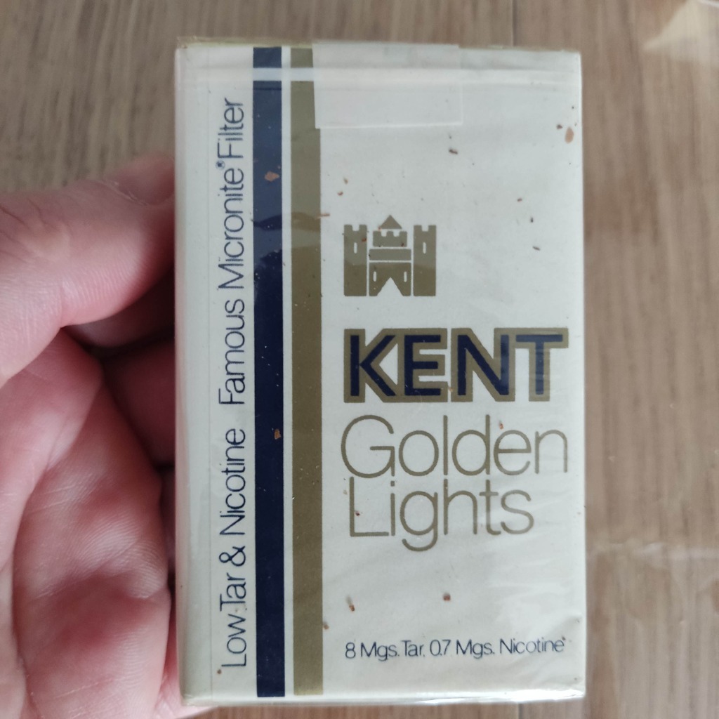 Kolekcjonerskie papierosy KENT Golden Lights pewex Żary Kup teraz