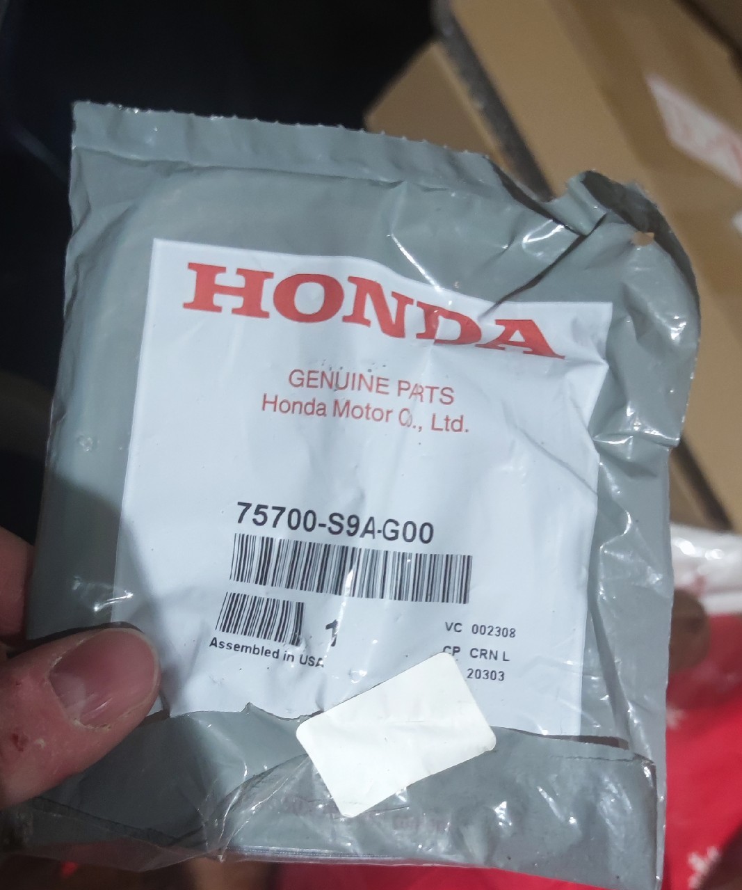 HONDA OE ЕМБЛЕМА NA ПЕРЕДНІЙ РЕШІТКА - 75700-S9A-G00 