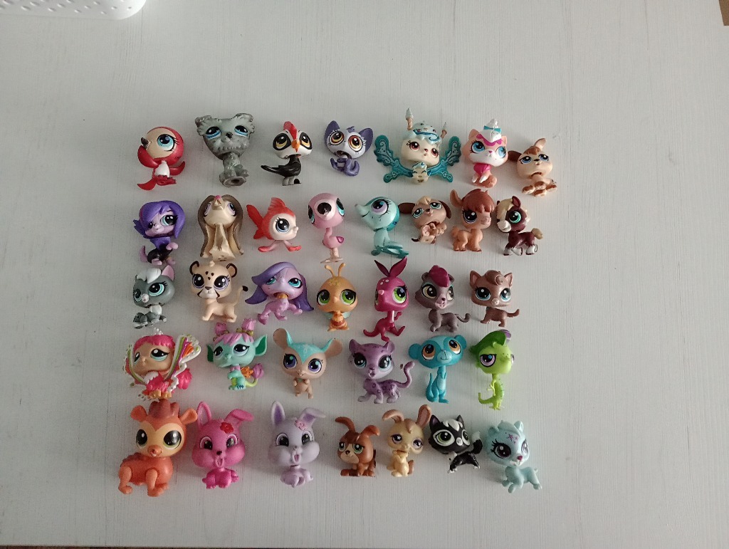 Littlest Pet Shop figurki zestaw 35 sztuk + 4 małe Elbląg Kup teraz
