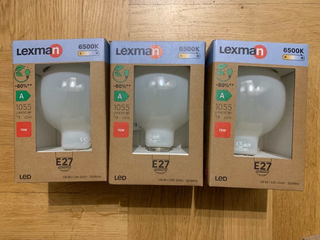 Żarówka Lexman E27 75W 6500K - 3 sztuki | Nowa Wieś | Kup teraz na ...