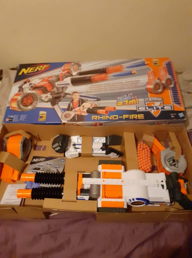 nerf rhino fire cena