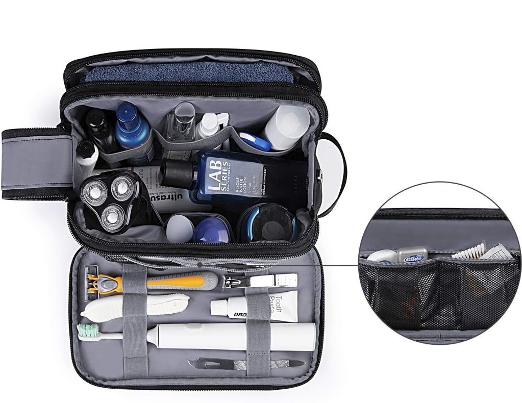 BAGSMART Kosmetyczka podróżna czarna Łowicz Kup teraz na Allegro