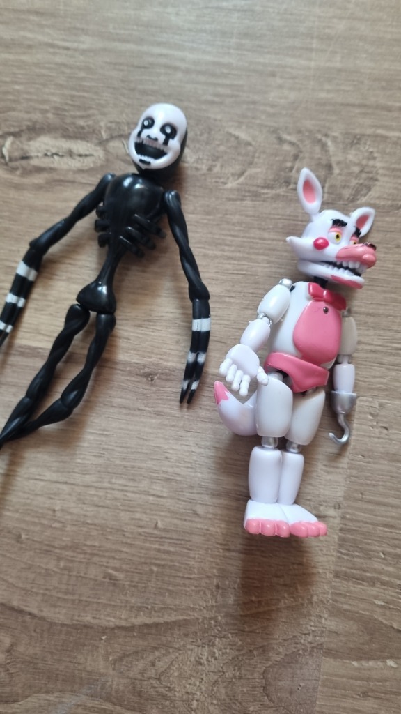 Figurki fnaf komplet toy mangle i nightmare puppet Andrychów Kup