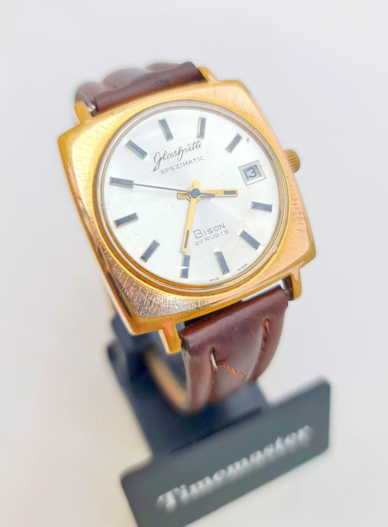 zegarek glashutte spezimatic 26 rubis bison