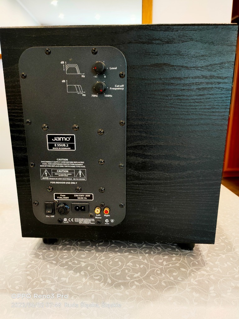 Subwoofer JAMO E5 sub2 Ruda Śląska Kup teraz na Allegro Lokalnie
