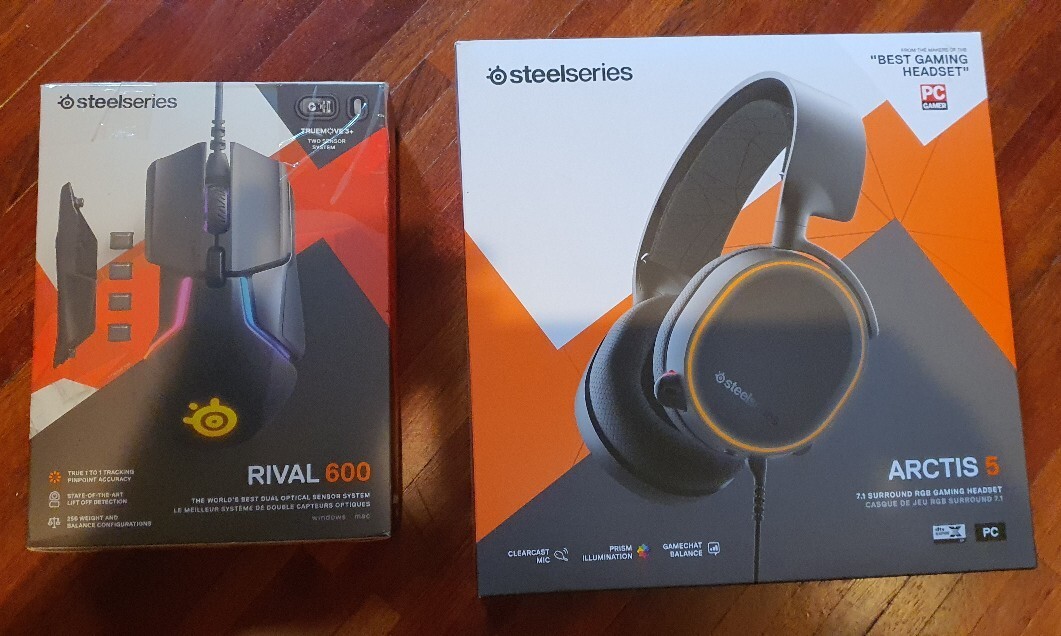 Steelseries zestaw rival 600 + arctis 5 Kałęczyn Kup teraz na