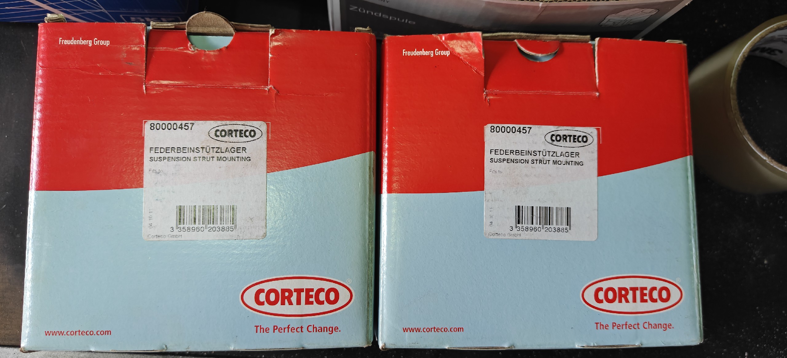 CORTECO 80000457 ПОДУШКИ АМОРТИЗАТОРА 