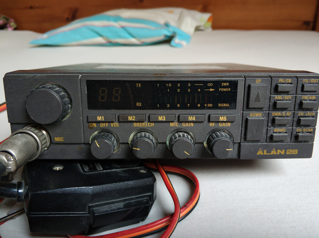 CB radio Alan MIDLAND 28 MCGAIN RFGAIN SWR HICUT Wrocław Kup