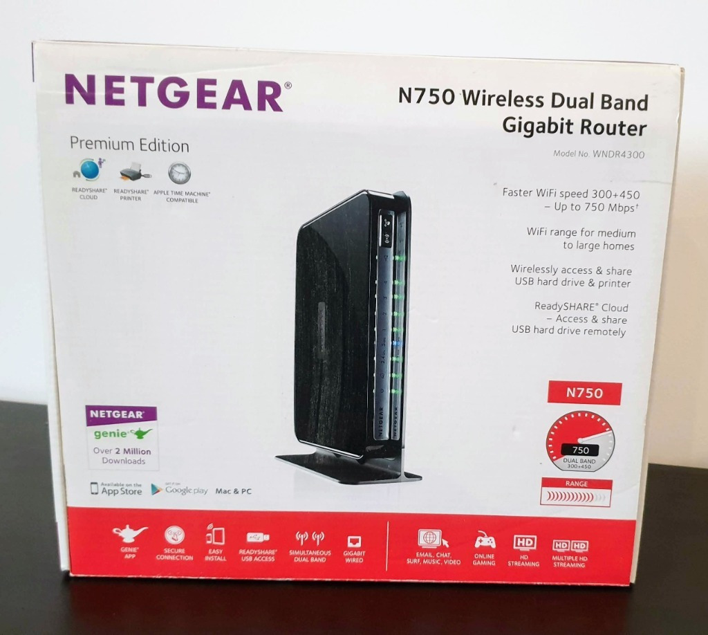 Router Netgear WNDR4300 (DualBand a/b/g/n 750Mb/s) IMIELNO Kup