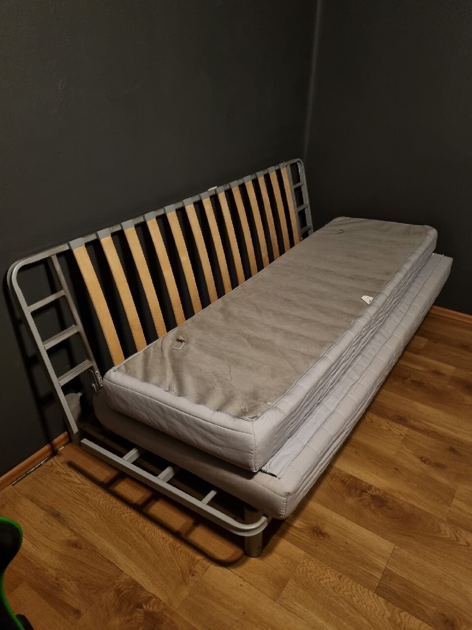 Łóżko stelarz z materacem Ikea Beddinge | Zawiercie | Kup teraz na ...