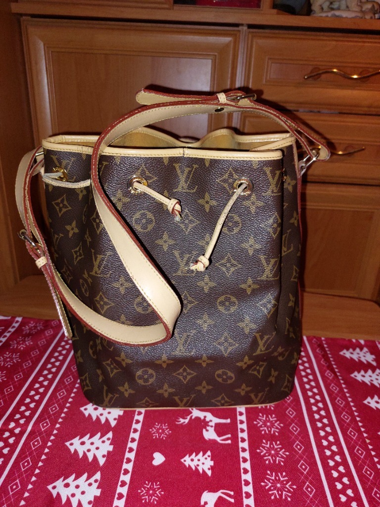 Torebka worek mała Louis Vuitton monogram canvas Premium LV Neo