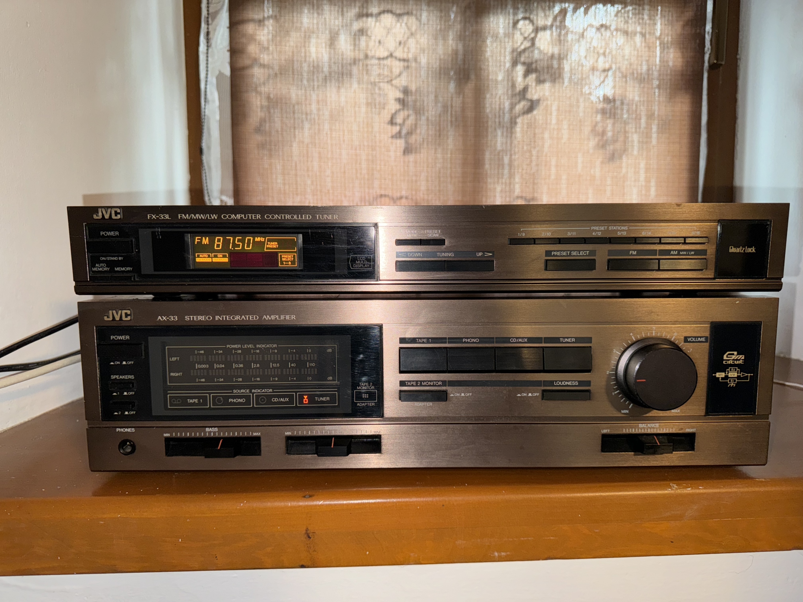 Wzmacniacz JVC AX-33 + Tuner FM JVC FX-33L | Mirsk | Kup teraz na ...