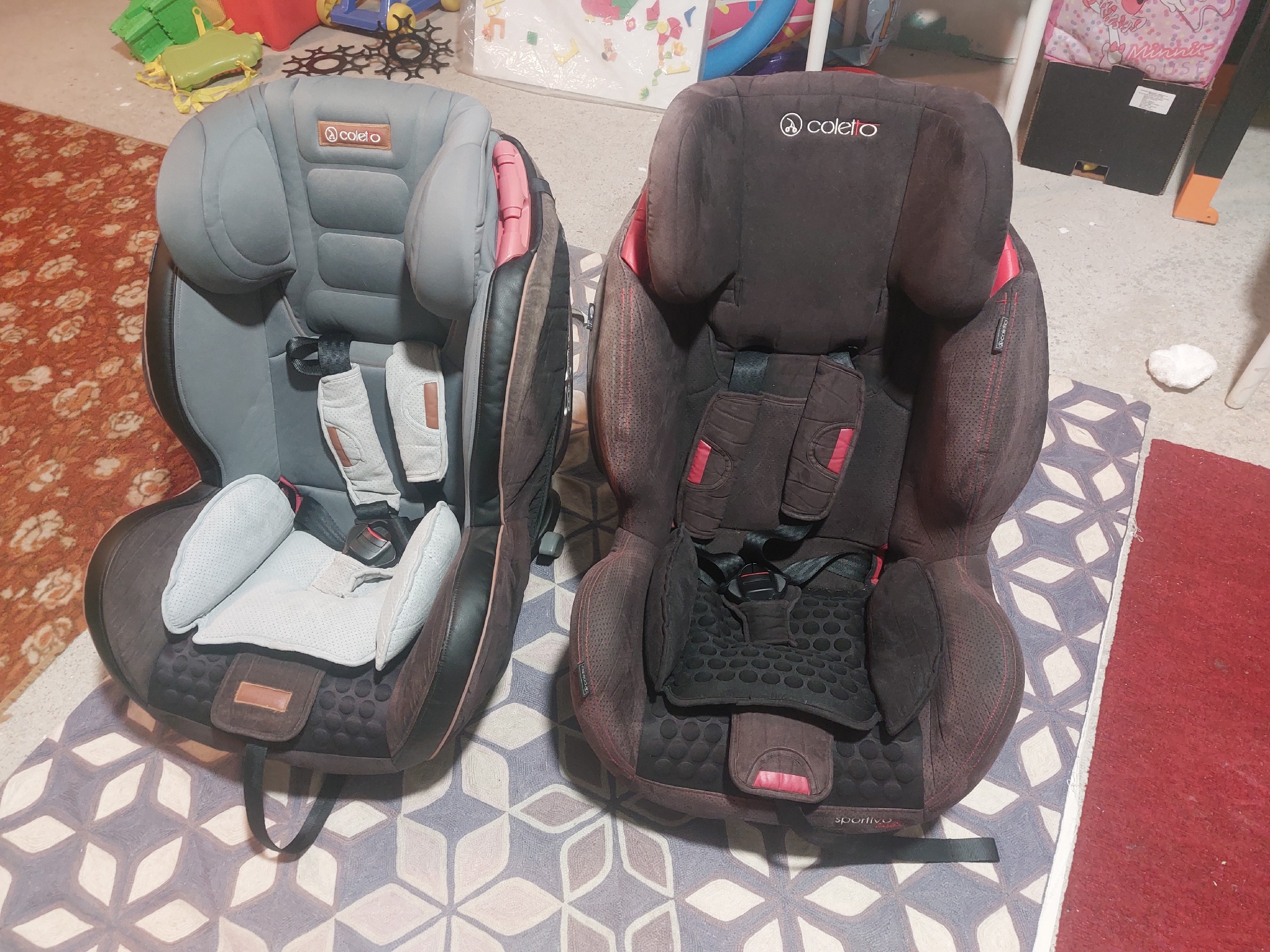КРІСЛО АВТО 2 SZT. ISOFIX COLETTO ДЛЯ ДІТИ O WADZE 9 DO 36 KG 