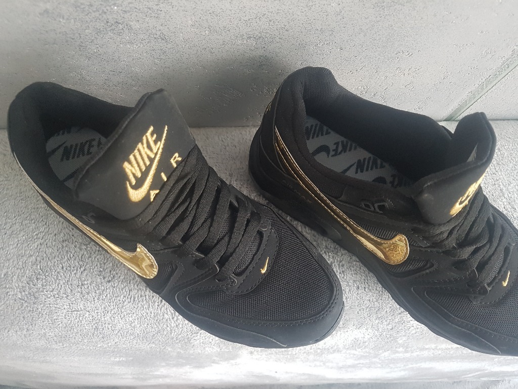 Buty Nike czarno złote roz 38 sportowe | Tychy | Kup teraz na Allegro  Lokalnie