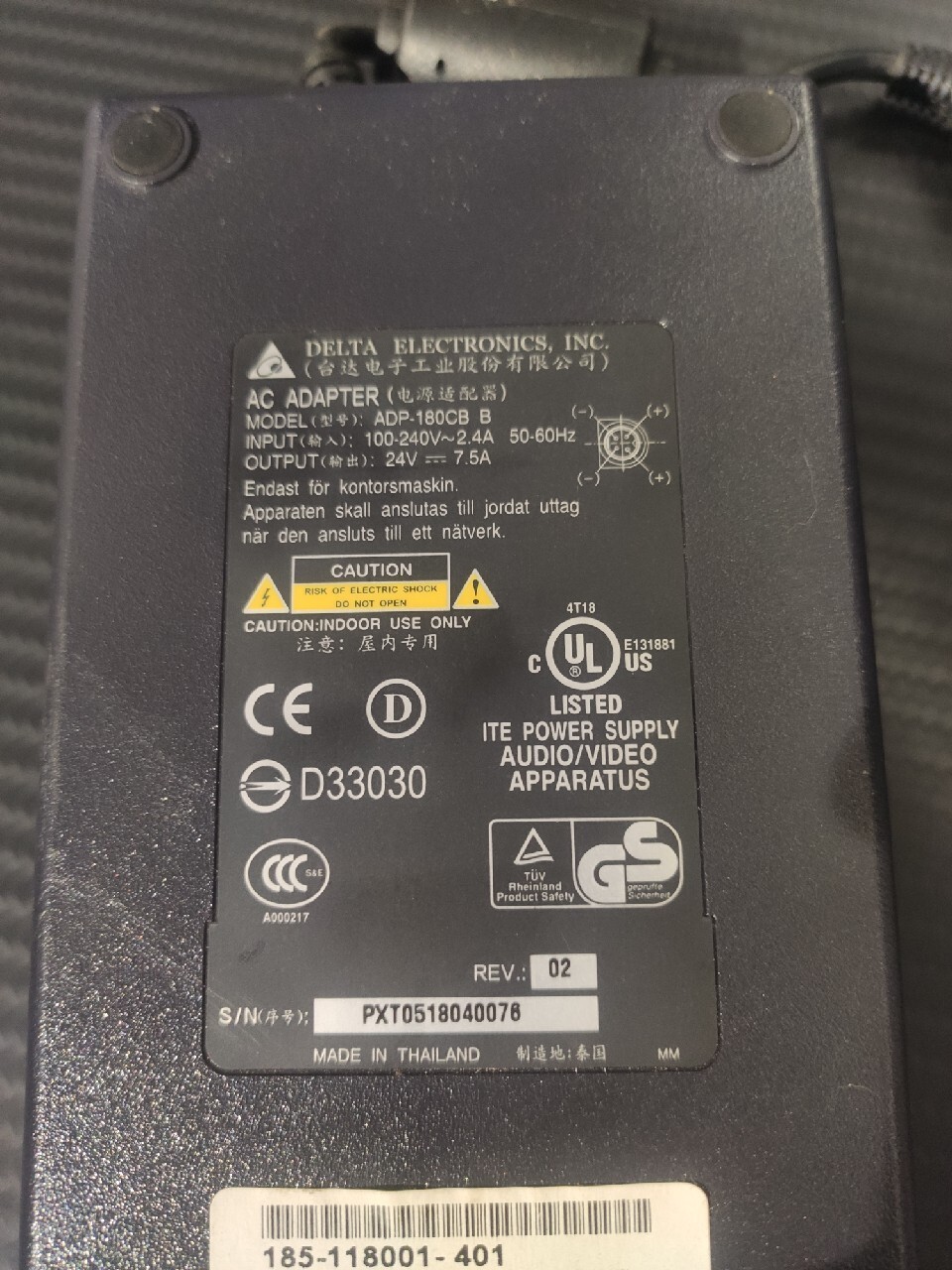 Zasilacz ADP-180CB B | Olkusz | Kup teraz na Allegro Lokalnie