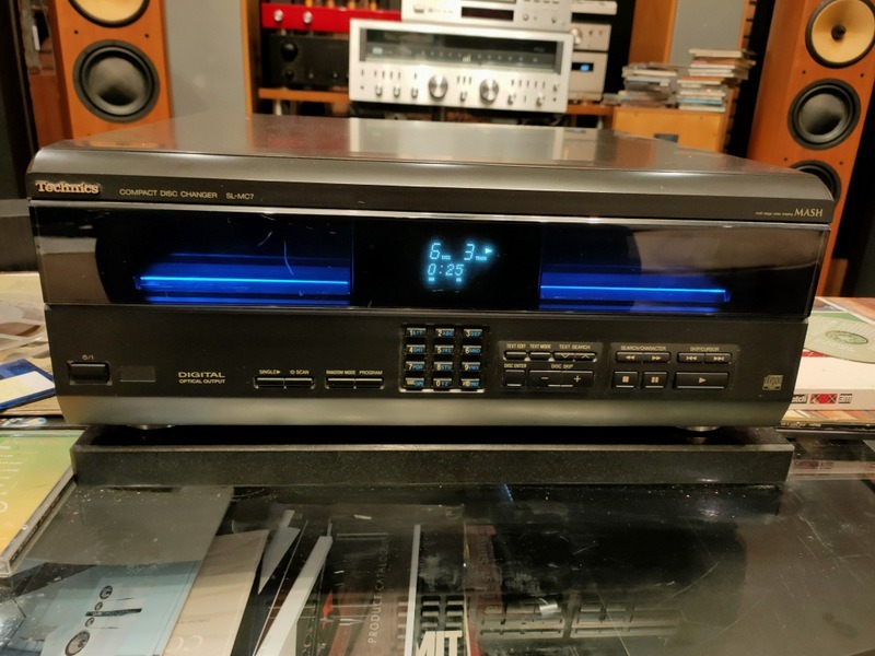 TECHNICS SLMC7 ! Flagowa zmieniarka 111płyt Konstantynów Łódzki