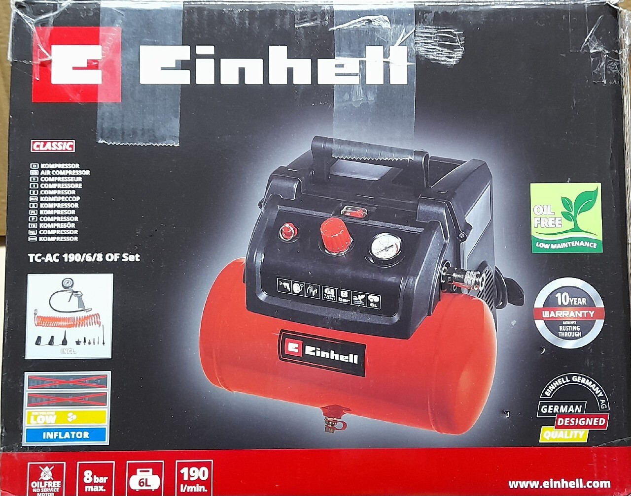 Kup Einhell 190/6/8 | na TC-AC Kompresor Lokalnie OF Allegro Turek teraz |