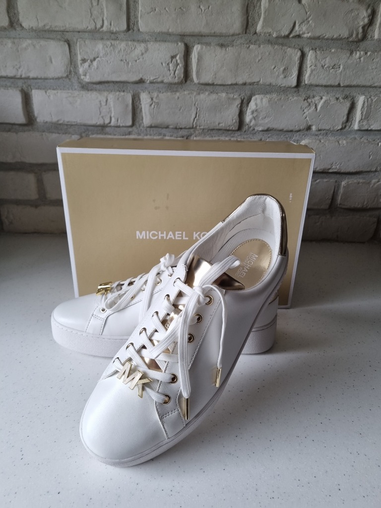 Buty Michael Kors Sneakersy Poppy Lace Up Nappa | Dobrzykowice | Kup teraz  na Allegro Lokalnie