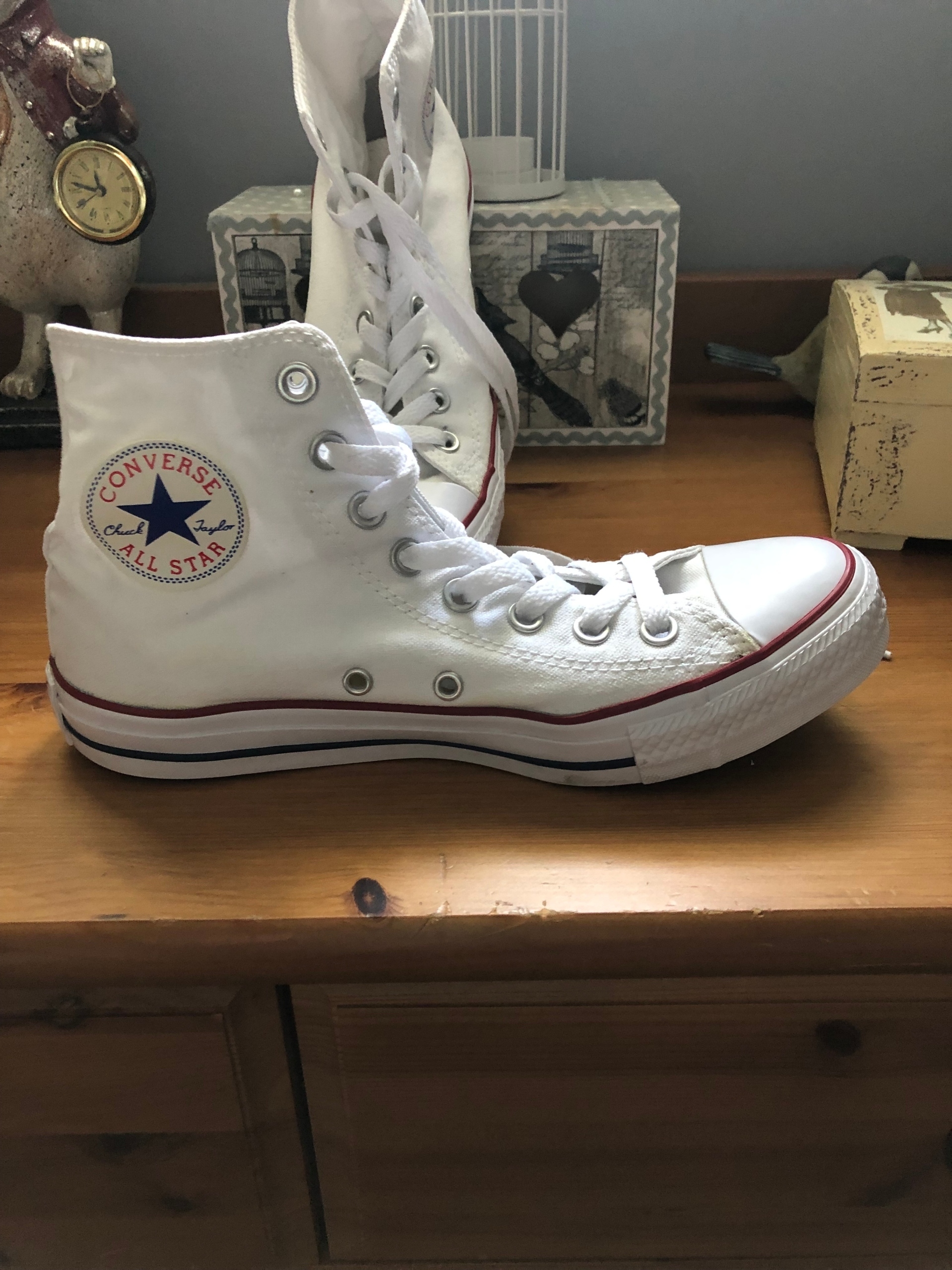 Trampki damskie białe wysokie Converse 39,5 25 cm. | Gdynia | Kup na Allegro Lokalnie