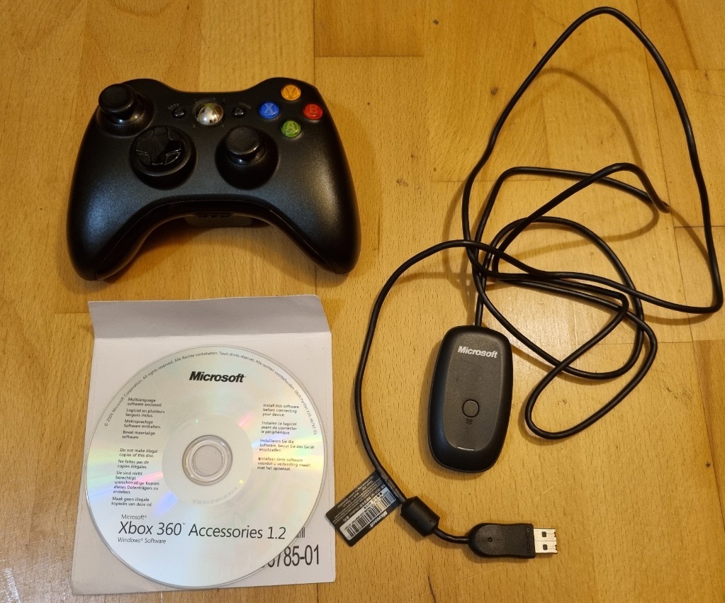 Pad XBOX 360 + Adapter do PC Czeladź Licytacja na Allegro Lokalnie