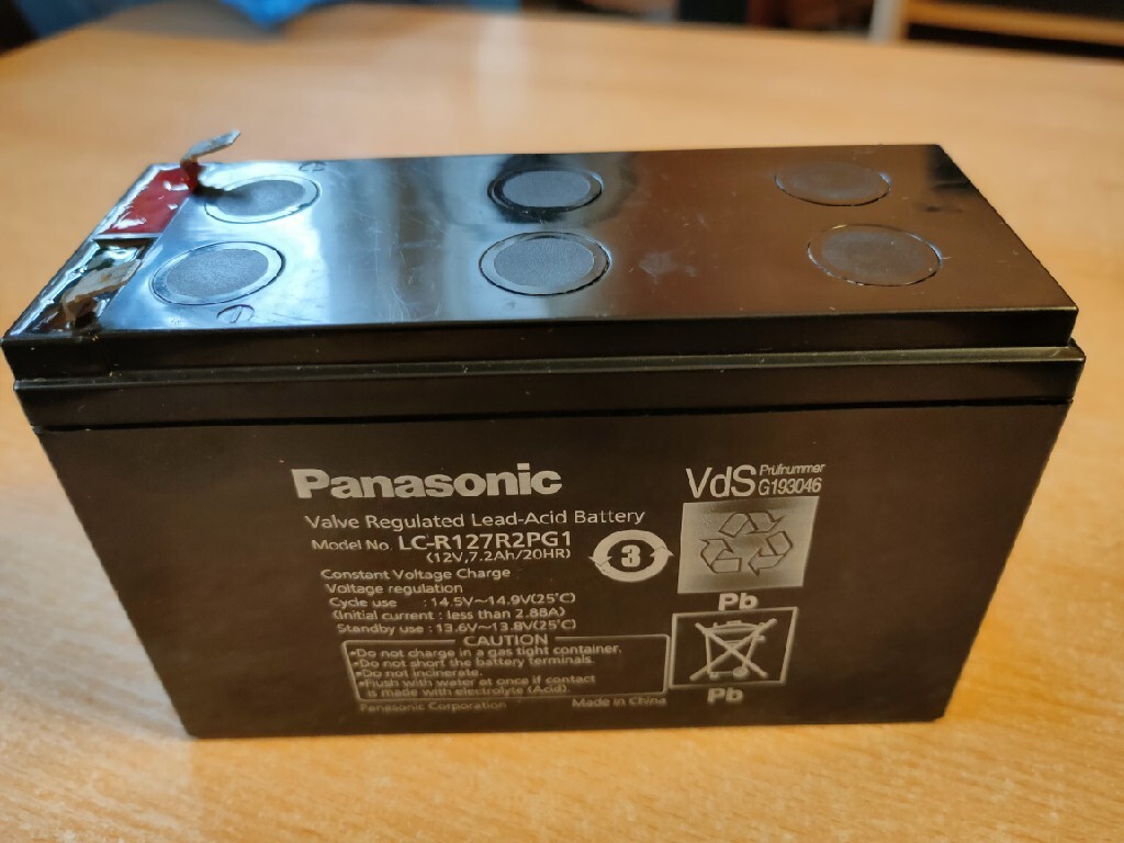 Panasonic LC-R127R2PG1 - Akumulator 12V/7,2Ah | Słupsk | Licytacja na ...