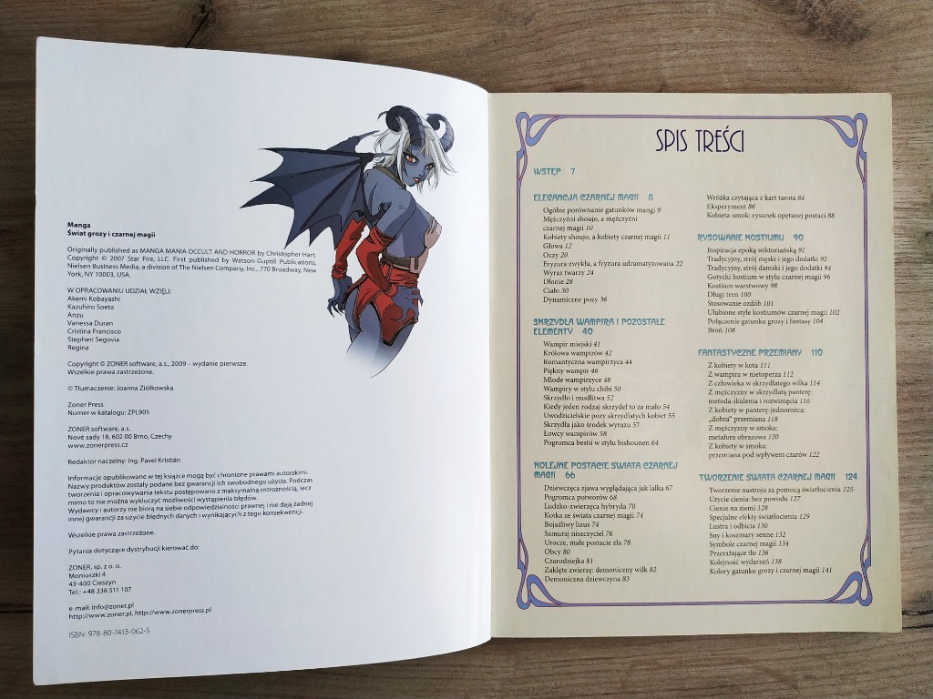 Manga świat Grozy I Czarnej Magii