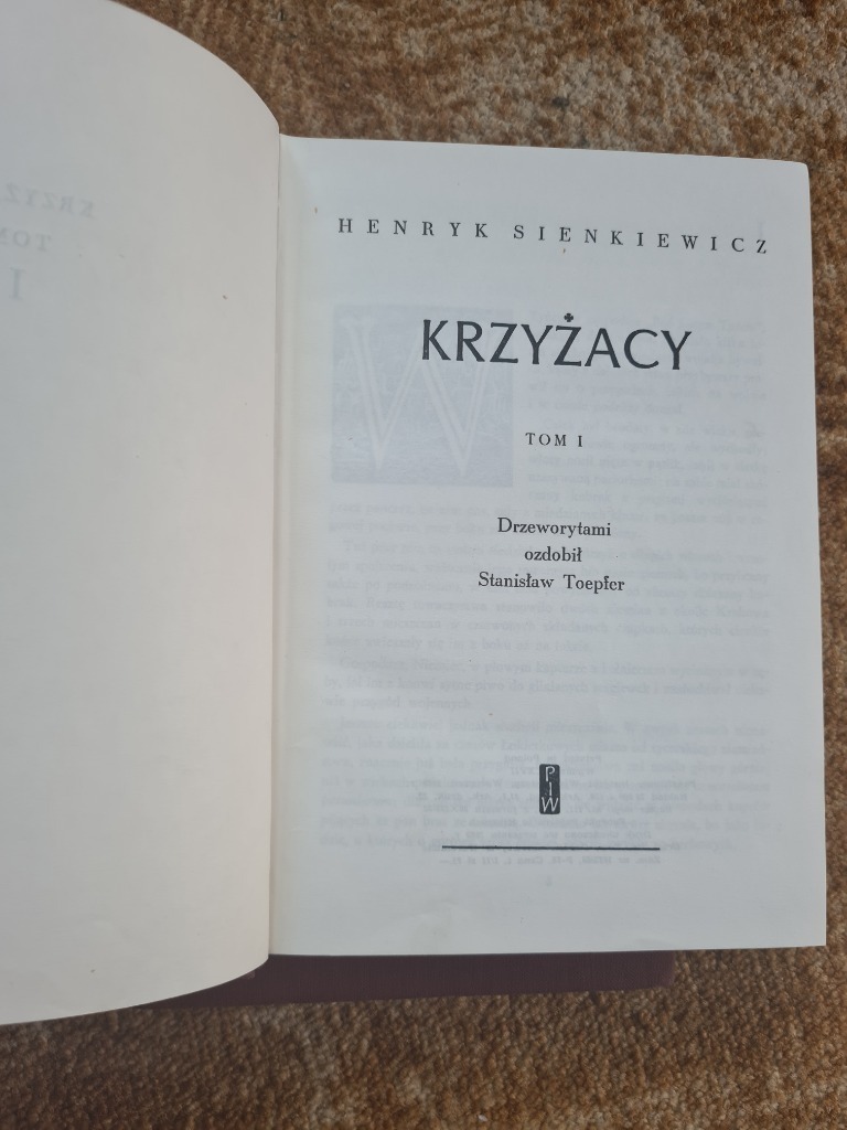 Krzyżacy Henryk Sienkiewicz lektura książka | Bolewice | Kup teraz na ...