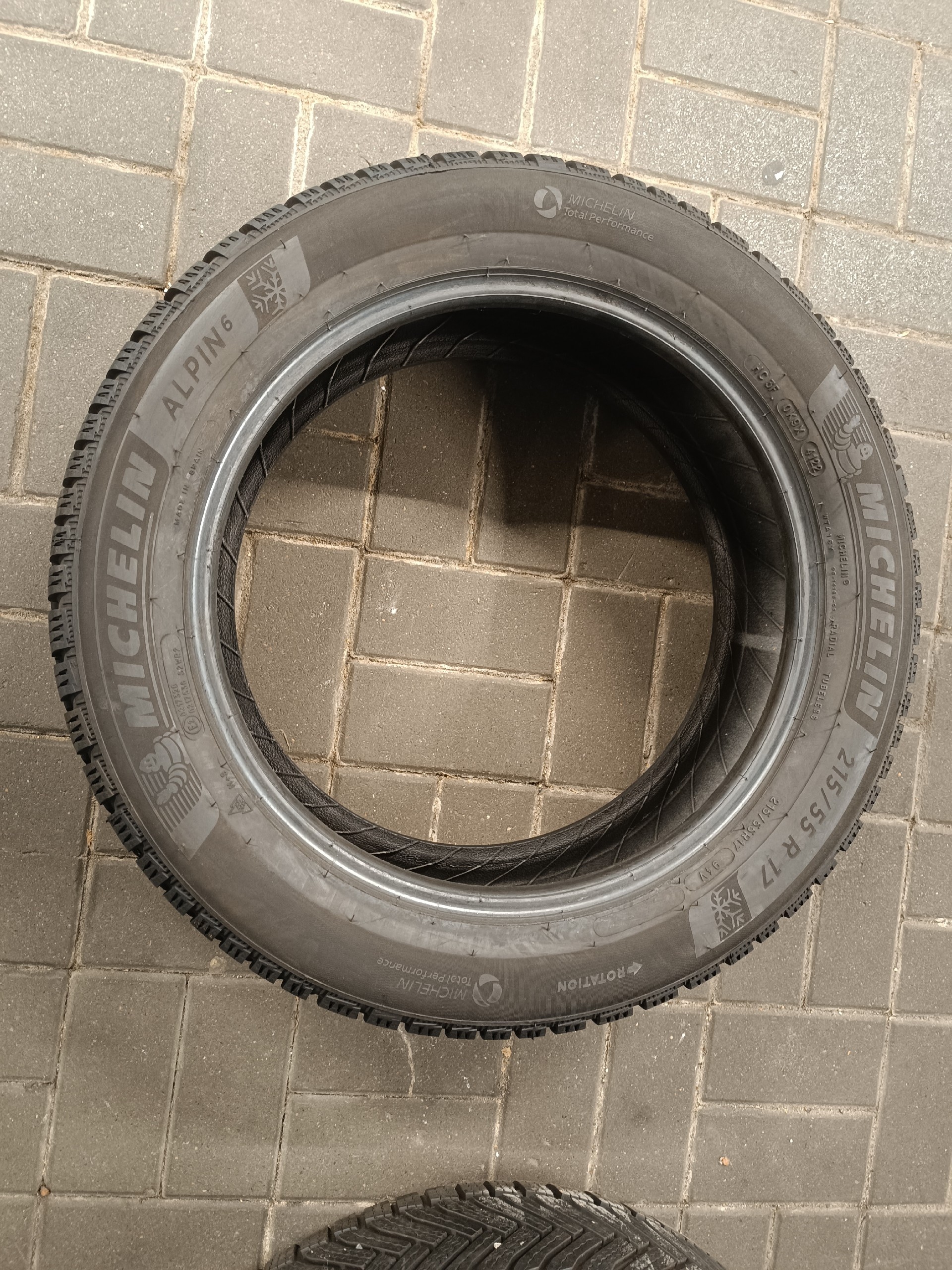 ШИНИ ЗИМОВІ MICHELIN ALPIN 6 215/55R17 
