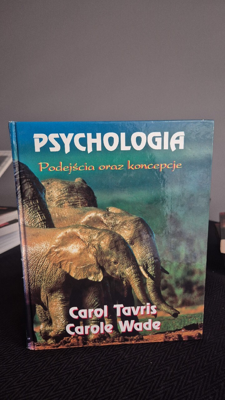 Psychologia Podejścia Oraz Koncepcje Carol Tavris | Kraków | Kup teraz ...