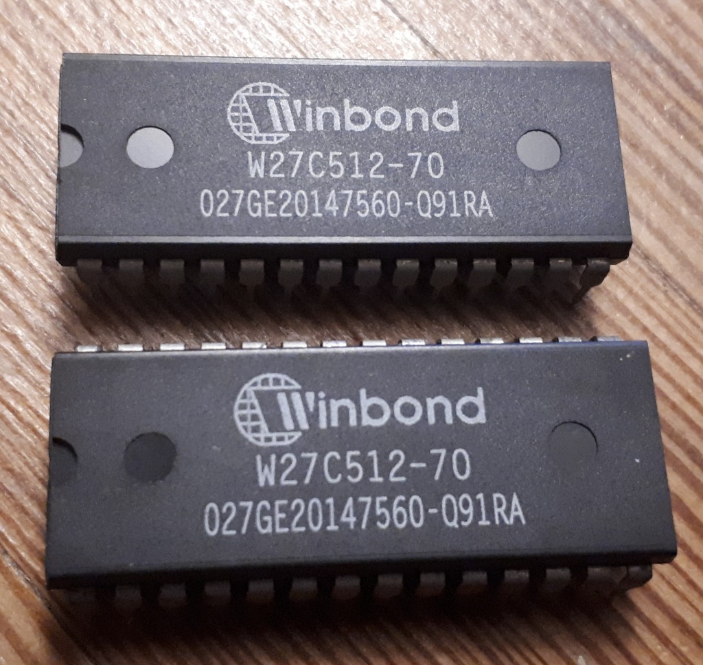 Układ EPROM Winbond W27C512-70 programowanie grat | Warszawa | Kup ...